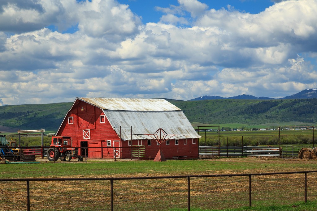 barn on the countryside