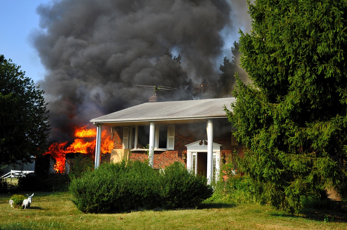 home in fire