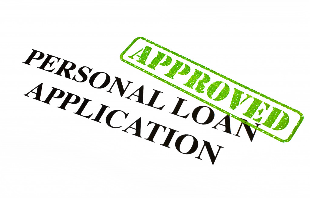 An APPROVED Personal Loan Application document